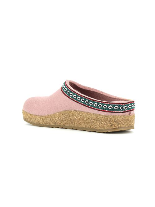 Grizzly Franzl pantofola in lana cotta rosa HAFLINGER | GRIZZLY FRANZL083